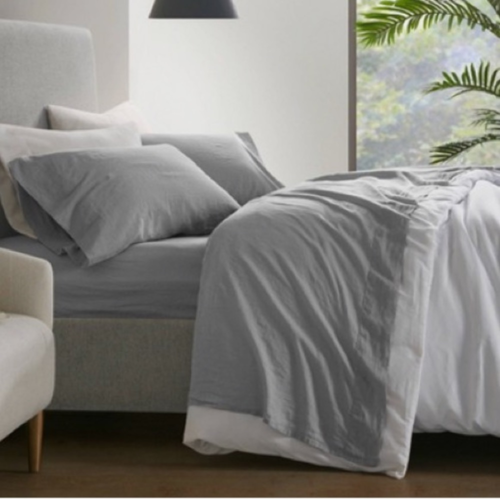 Target Casaluna Linen Cotton Sheet Set King Gray